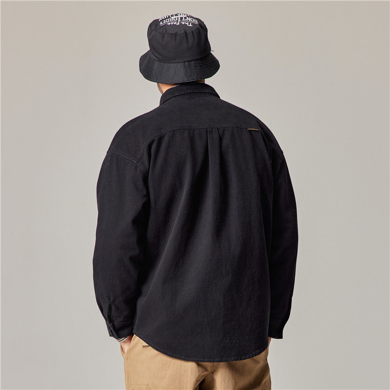Sam – American Retro Shirt made of Heavy Cotton