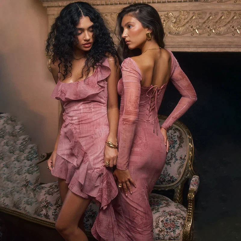 Francesca – Elegantes Rosa Kleid für Damen
