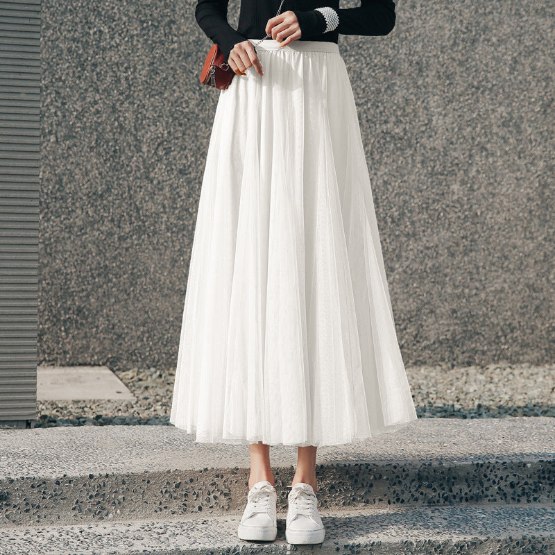 Jasmine – midi dress with pleated net skirt