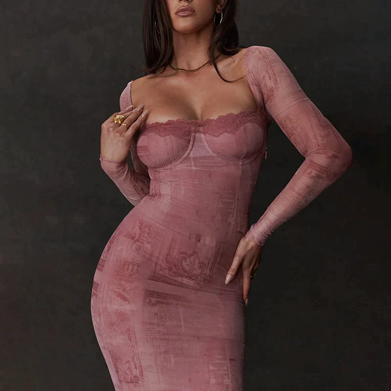 Francesca – Elegantes Rosa Kleid für Damen