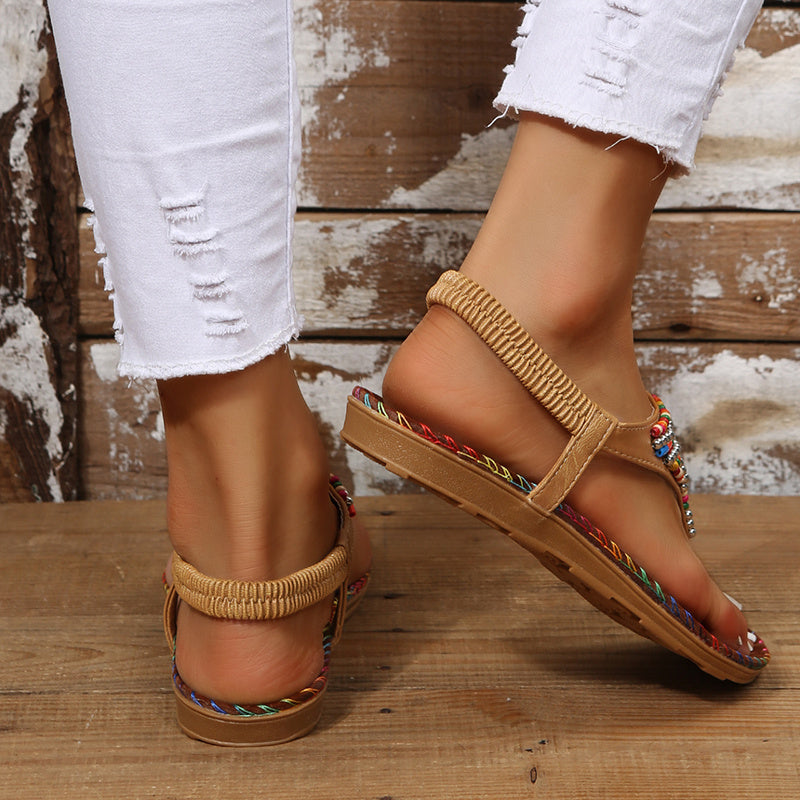 Heidi – Bohemia Style Clip Toe Sandalen für Frauen