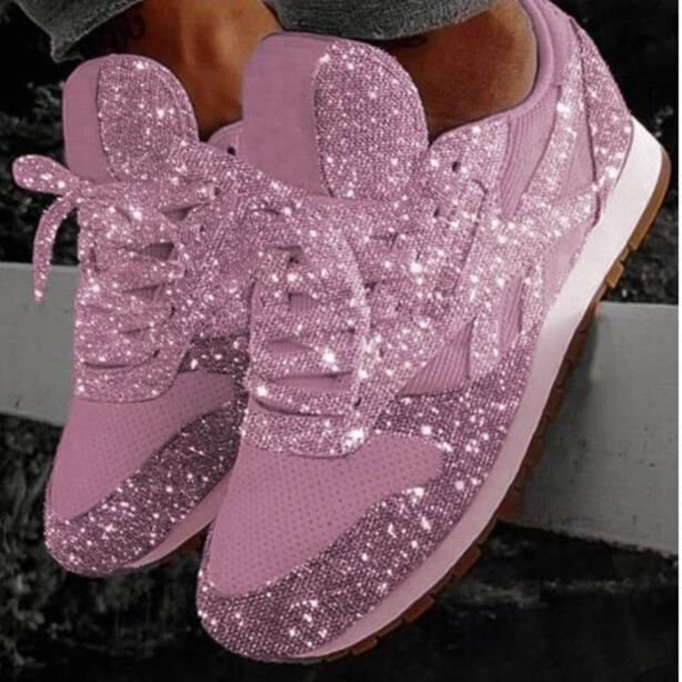 Charlotte – Freizeit-Schuhe mit Pailletten in Pastellfarben