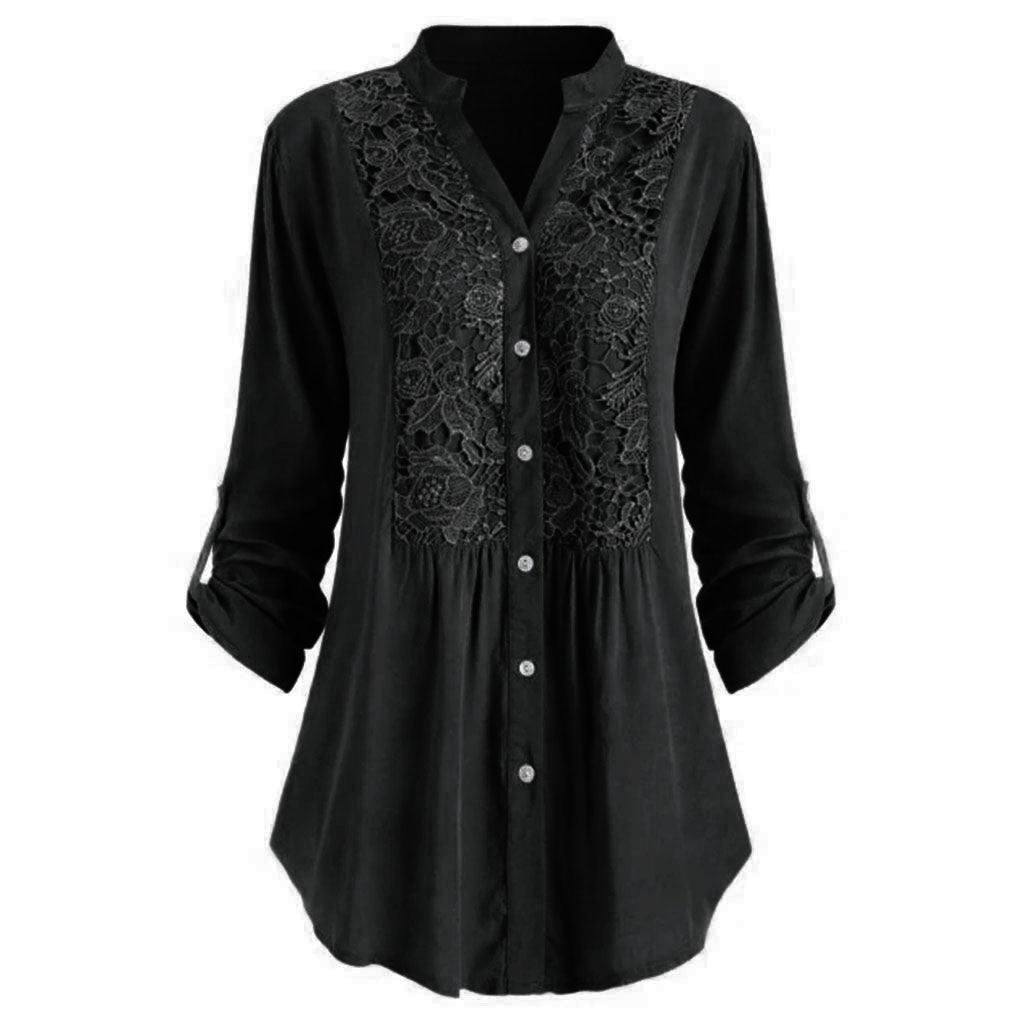 Patricia – lace top with lace panel