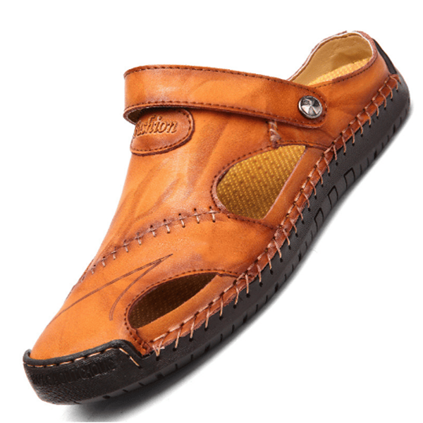 Dennis – Herren Outdoor-Sandalen aus Weichem Leder