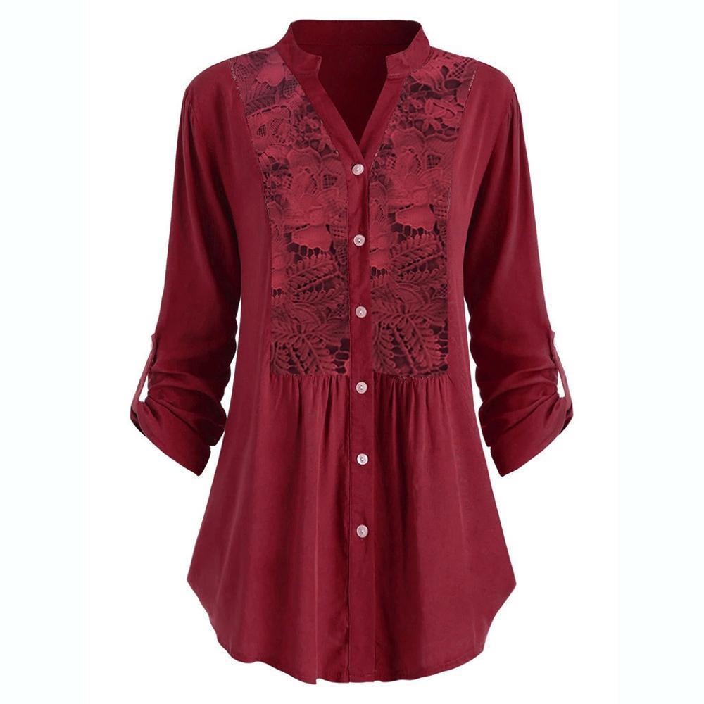 Patricia – lace top with lace panel