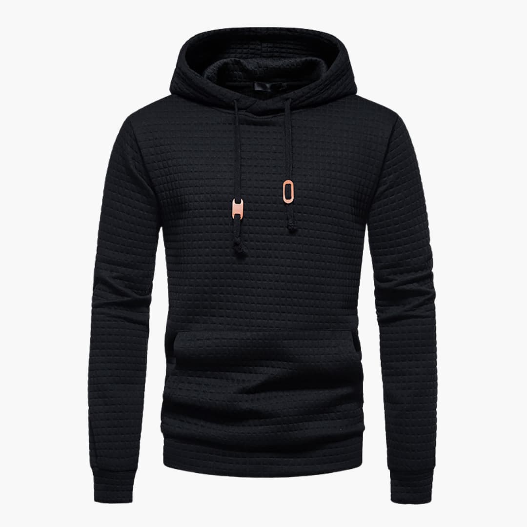 Herren Kapuzenpullover Kariert – Moderner Freizeit Hoodie mit Komfort und Stil