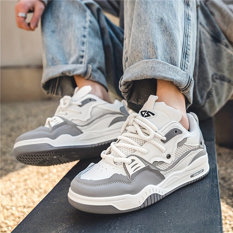 Herren Sneaker Low Streetwear Chunky Freizeitschuhe für Herbst und Sport