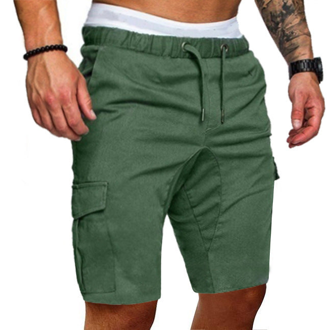 David – Fitted Elastic Men's Cropped Shorts