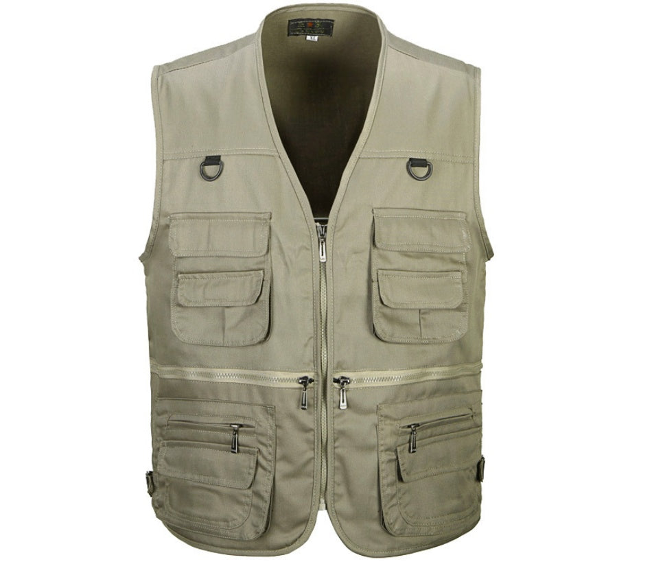 Douglas – Angler vest for outdoor work made of high-quality polyester-cotton blend