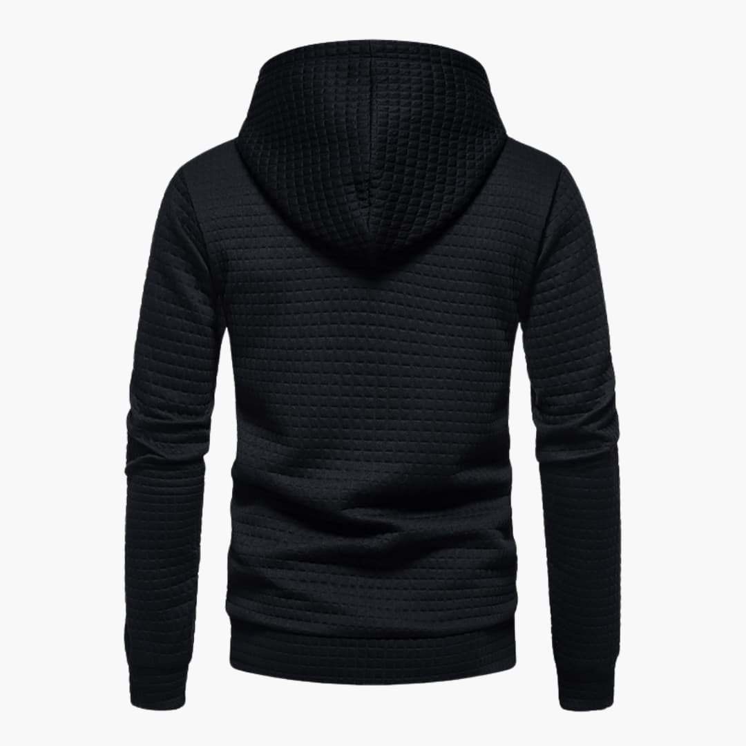 Herren Kapuzenpullover Kariert – Moderner Freizeit Hoodie mit Komfort und Stil