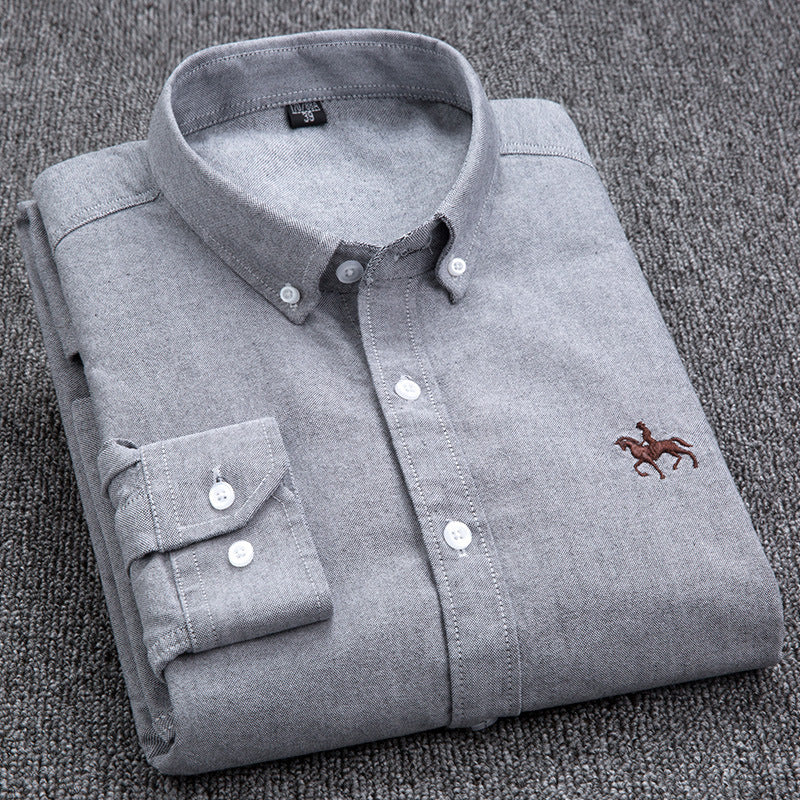 Stuart – Oxford shirt with long sleeves