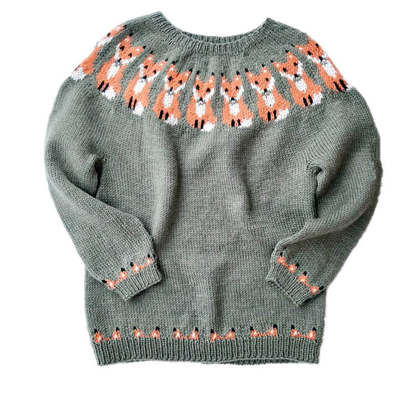 Victoria – Multicolor Rundhals Pullover für Damen