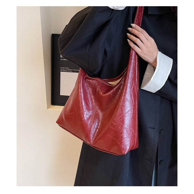 Kimberley – Vintage Designer Schultertasche mit großer Kapazität für Frauen