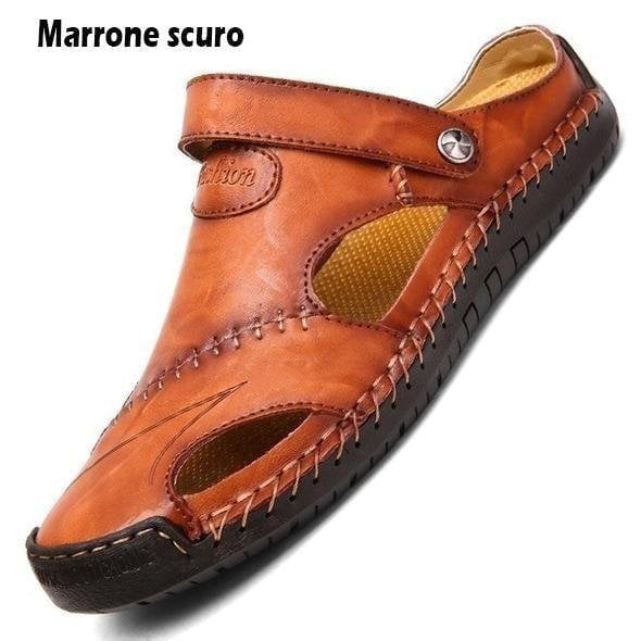 Dennis – Herren Outdoor-Sandalen aus Weichem Leder