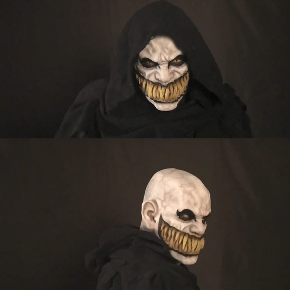 Halloween latex horror mask for adults – creepy horror costume mask for party & decoration
