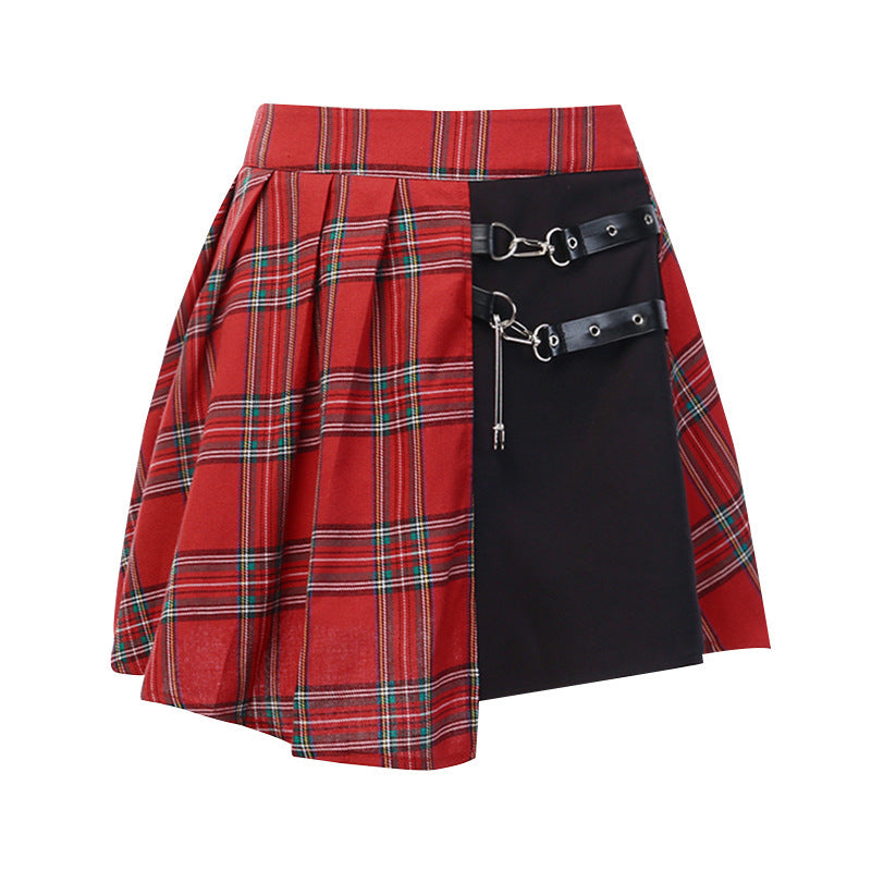 Sara – Faltenrock im Gothic-Stil für Damen
