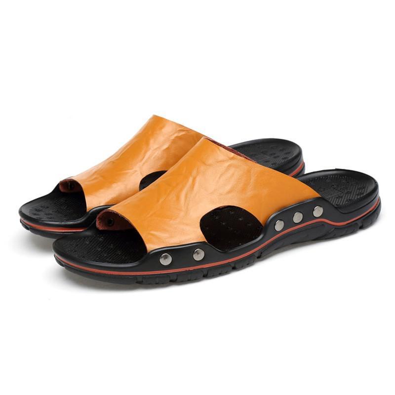 Dan – Large men's loafers made of vegan leather for everyday use