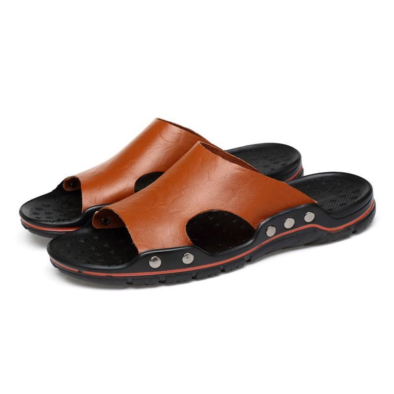 Dan – Large men's loafers made of vegan leather for everyday use