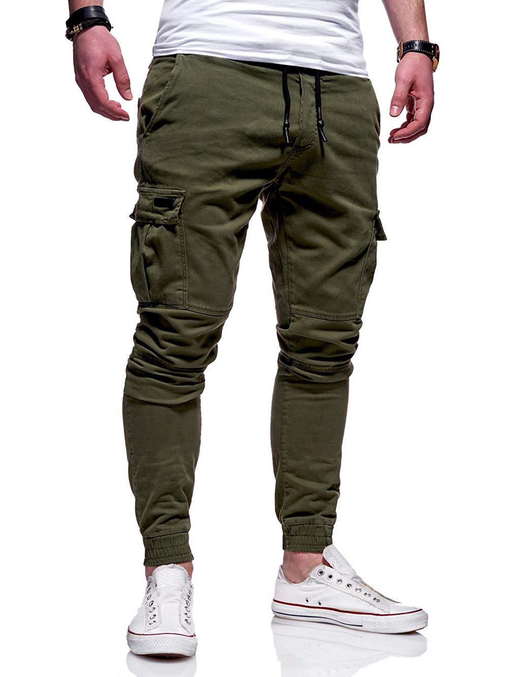 Gordon – Casual jogging pants made of vegan leather