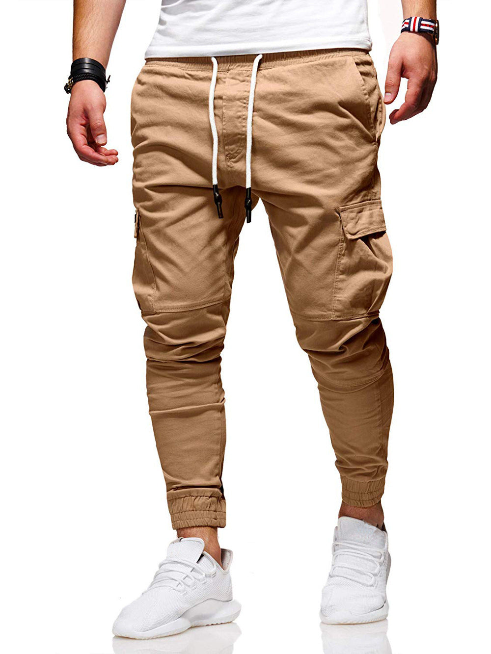 Gordon – Casual jogging pants made of vegan leather