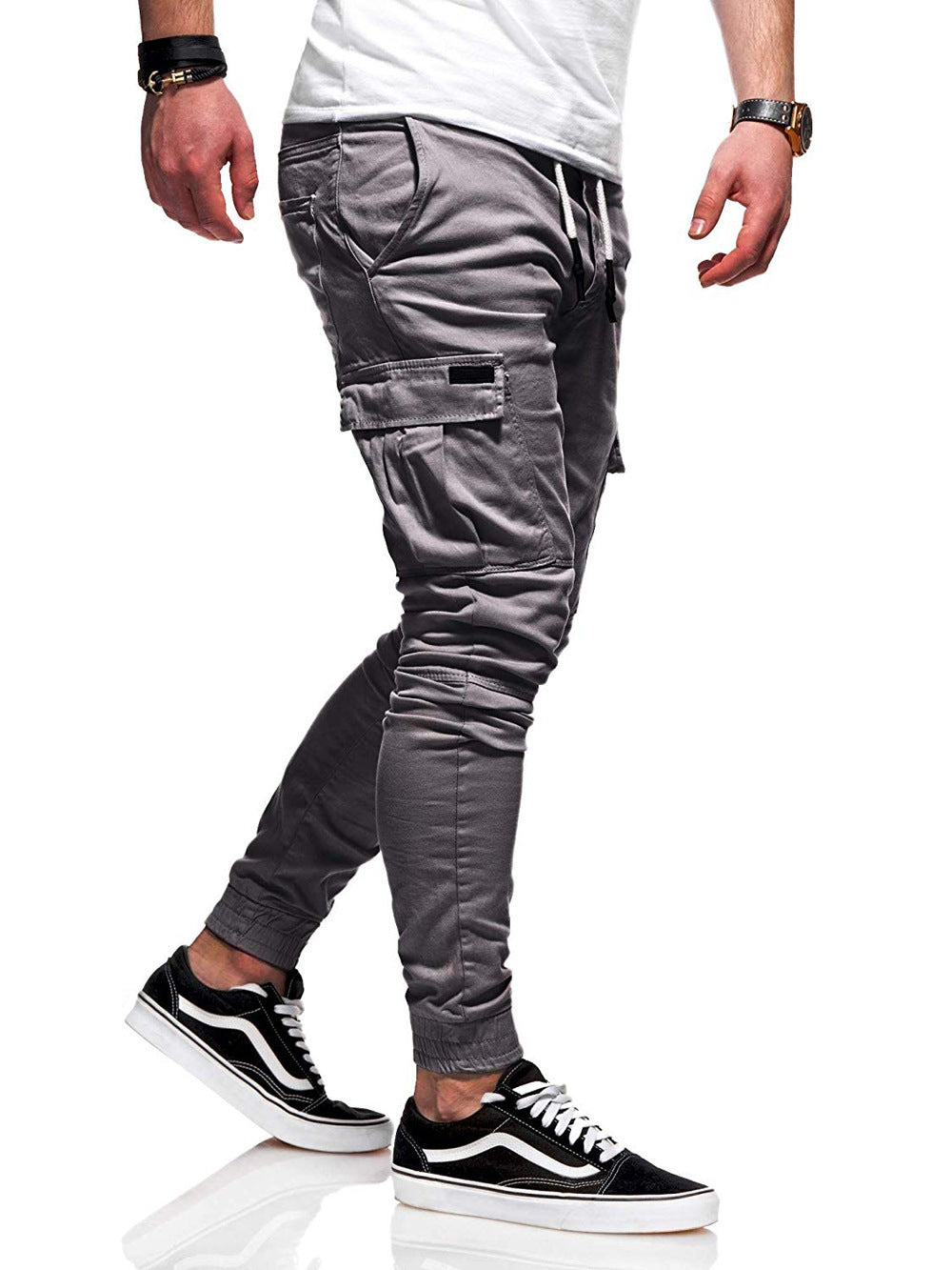 Gordon – Casual jogging pants made of vegan leather