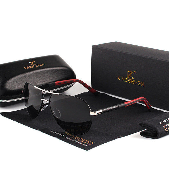 Herren Aviator Polarisierte Sonnenbrille – Stilvolle Allround-Sonnenbrille für Alltag, Sport & Autofahren