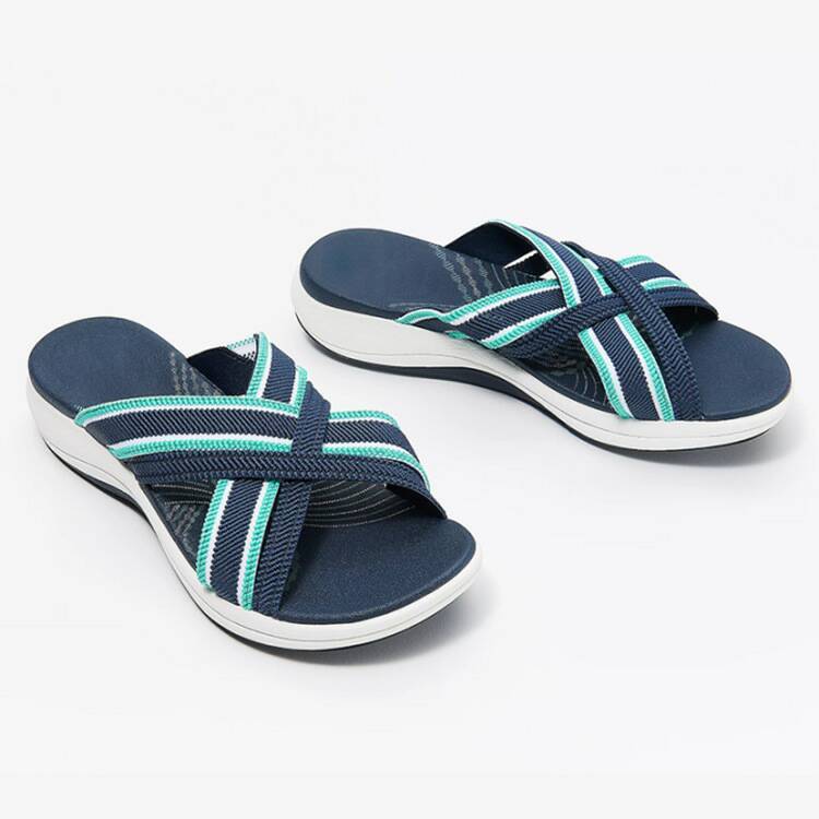 Sophia – Freizeit Plateau-Strandsandalen
