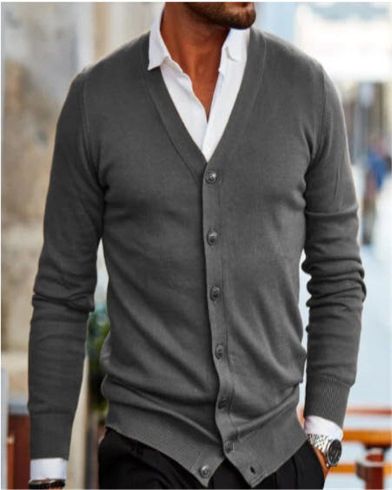 Clifford – Schlichter lässiger Herrenpullover-Jacke