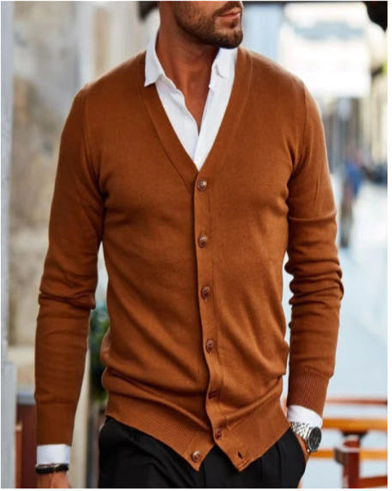 Clifford – Schlichter lässiger Herrenpullover-Jacke