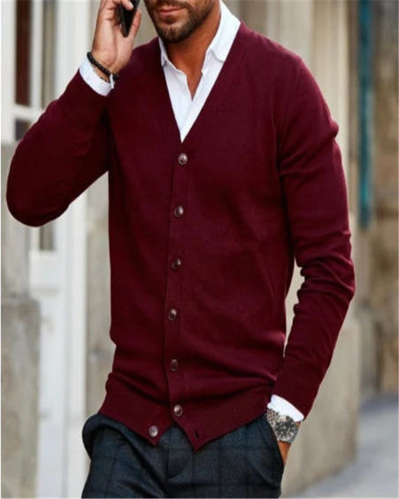 Clifford – Schlichter lässiger Herrenpullover-Jacke