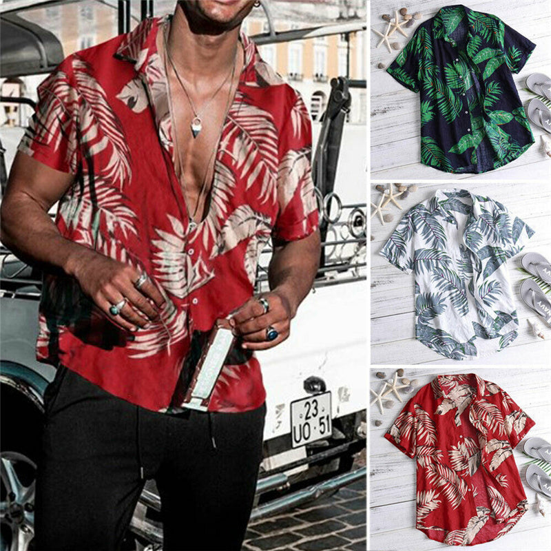 Tom – Herrenhemd mit Strandmotiv