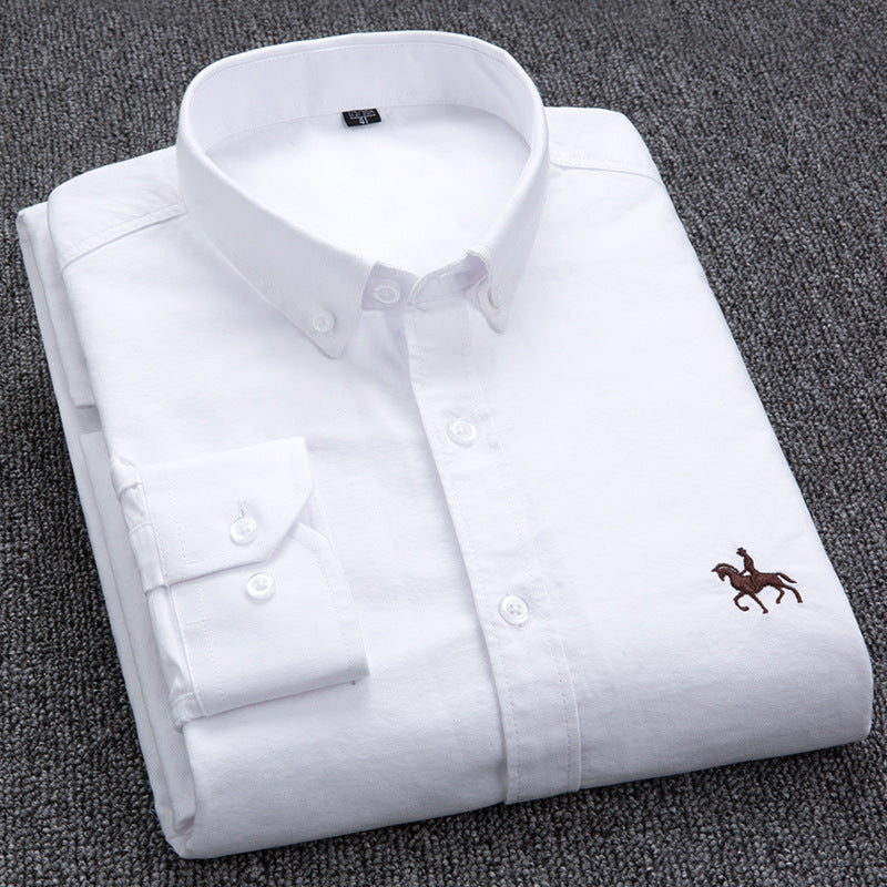 Stuart – Oxford shirt with long sleeves