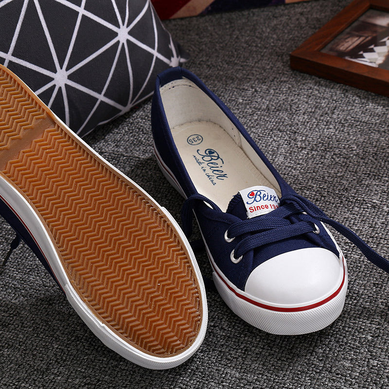 Melissa – Atmungsaktive flache Damenschuhe aus Canvas