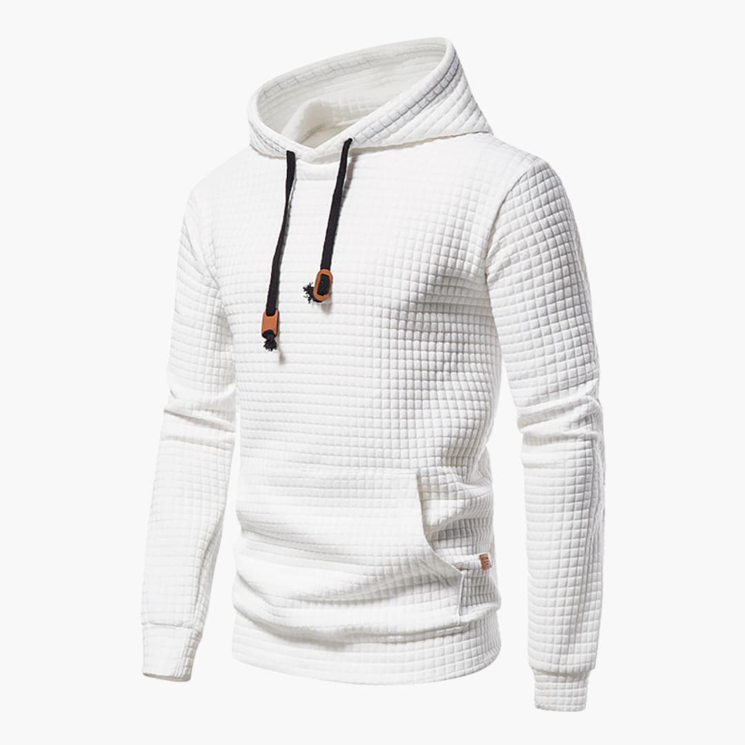Herren Kapuzenpullover Kariert – Moderner Freizeit Hoodie mit Komfort und Stil
