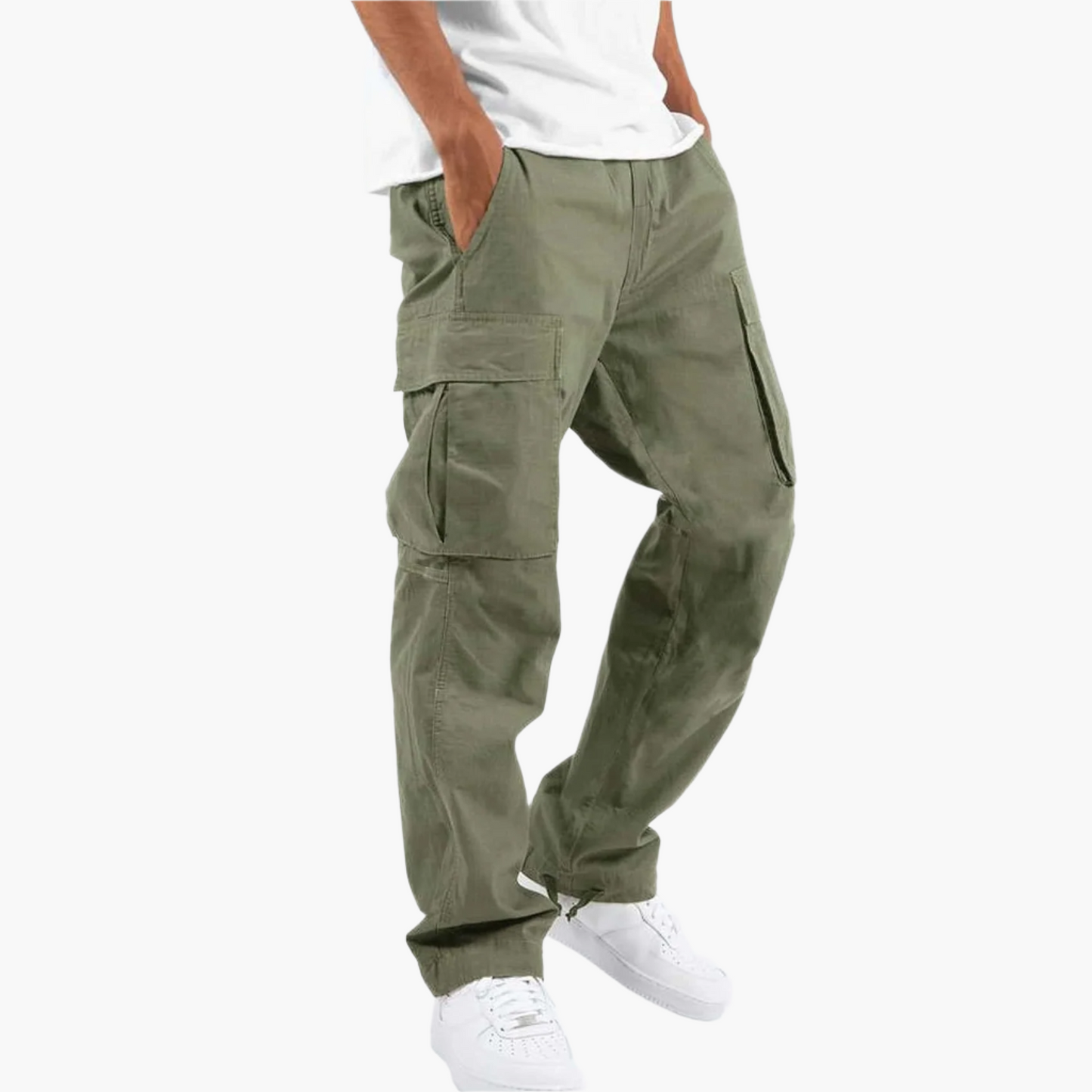 Herren Cargo-Hose Freizeit Streetwear – Bequeme Alltagshose mit Taschen & Modernem Schnitt