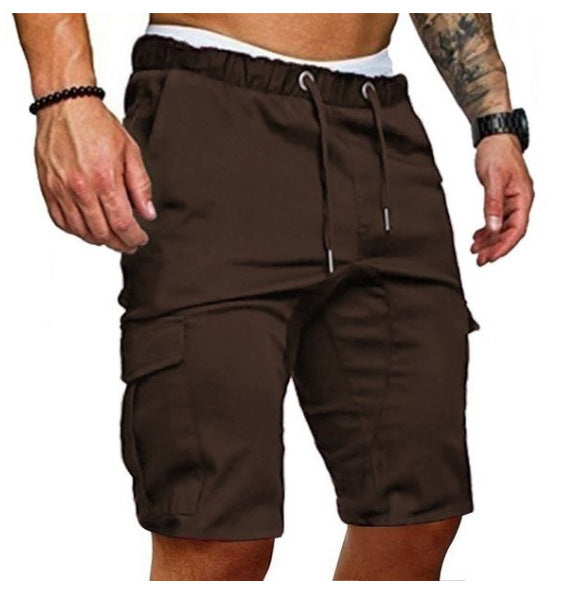 David – Fitted Elastic Men's Cropped Shorts