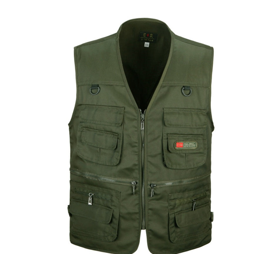 Douglas – Angler vest for outdoor work made of high-quality polyester-cotton blend