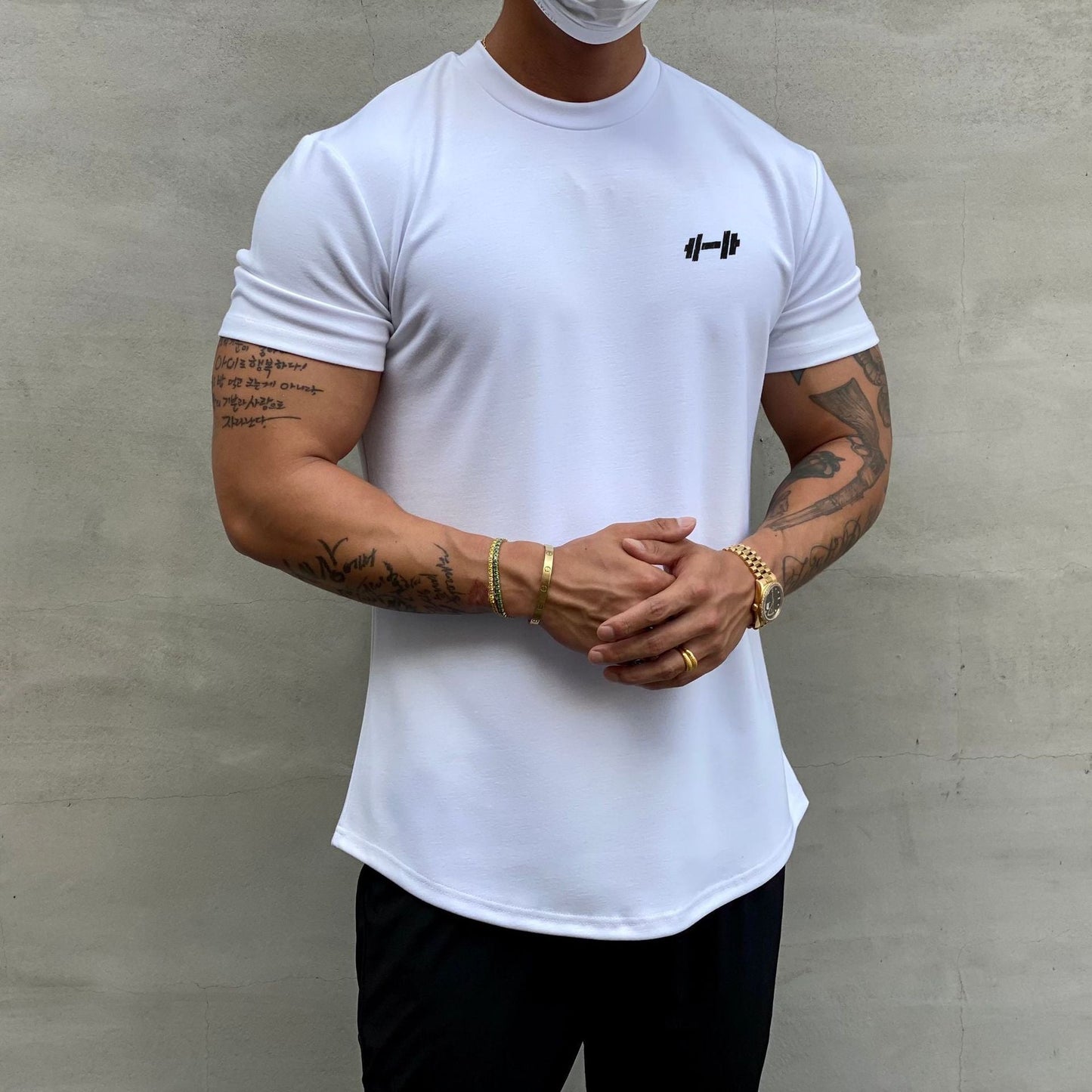 Wendy – American Slim Fit Muskel Rundsaum Kurzarmshirt