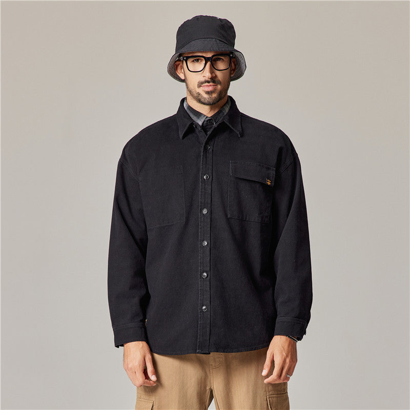 Sam – American Retro Shirt made of Heavy Cotton