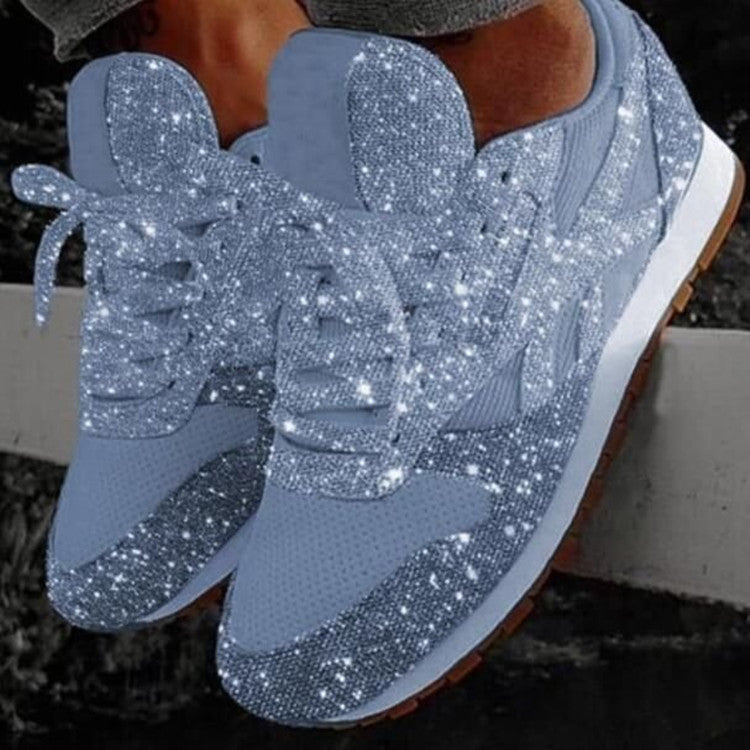 Charlotte – Freizeit-Schuhe mit Pailletten in Pastellfarben