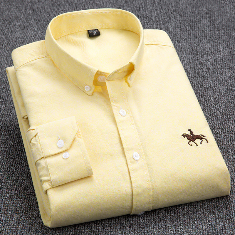 Stuart – Oxford shirt with long sleeves