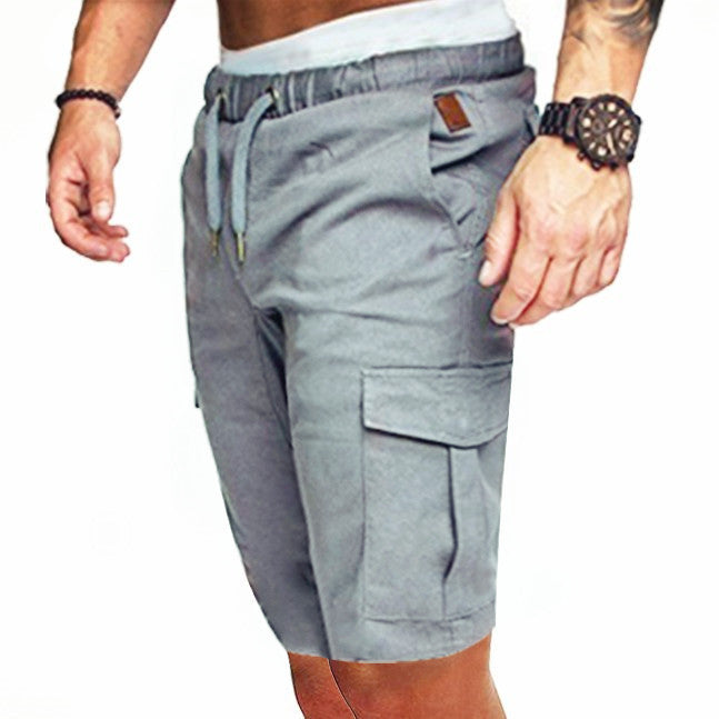 David – Fitted Elastic Men's Cropped Shorts