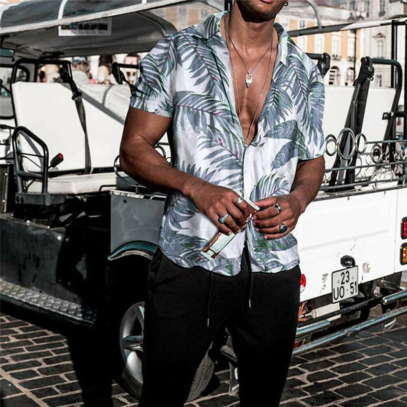 Tom – Herrenhemd mit Strandmotiv