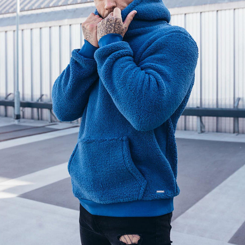 Herren Kapuzenpullover Plüsch Style – Gemütlicher Freizeit Hoodie für maximalen Komfort