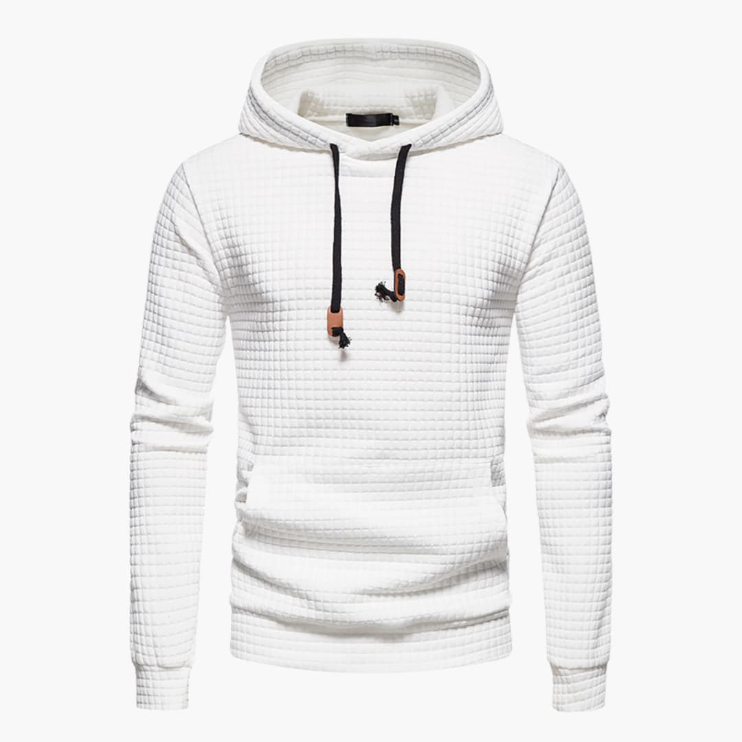 Herren Kapuzenpullover Kariert – Moderner Freizeit Hoodie mit Komfort und Stil