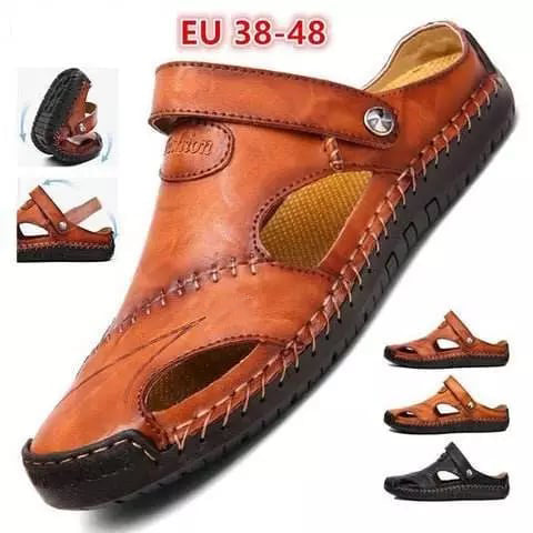 Dennis – Herren Outdoor-Sandalen aus Weichem Leder