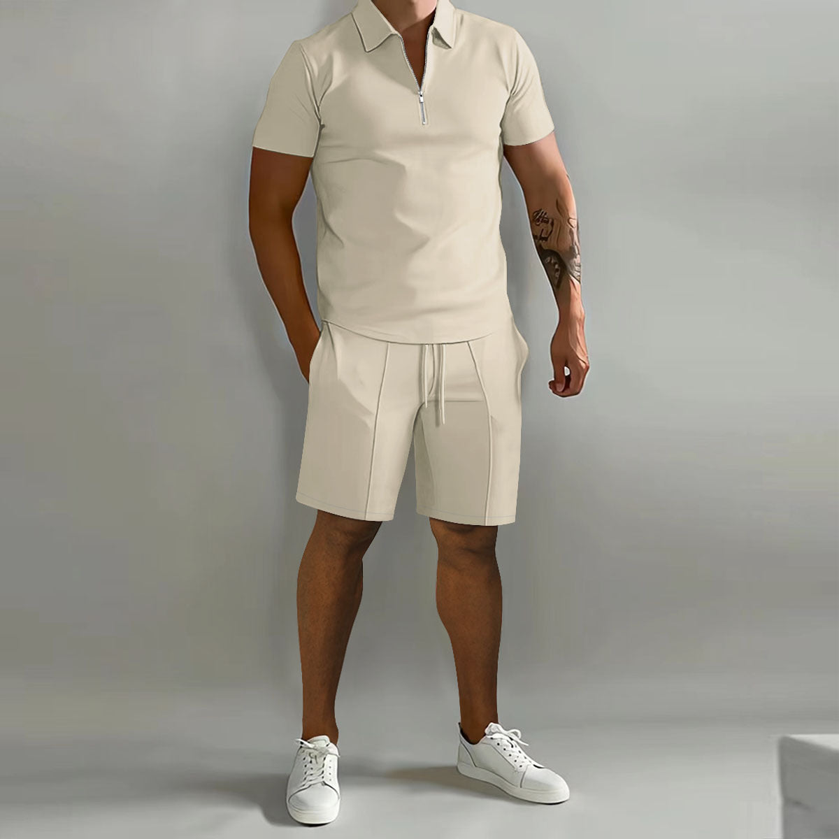Adam – Sports suit with fashionable shorts for men
