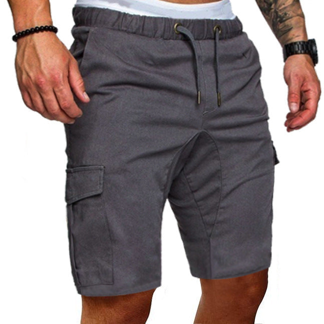 David – Fitted Elastic Men's Cropped Shorts