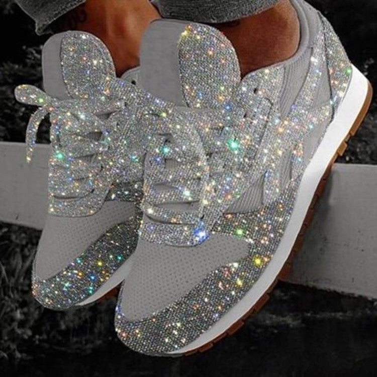 Charlotte – Freizeit-Schuhe mit Pailletten in Pastellfarben
