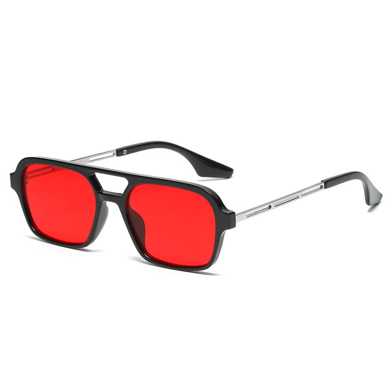 Damen Oversize-Quadrat-Sonnenbrille – Modische Statement-Sonnenbrille für Alltag & Freizeit